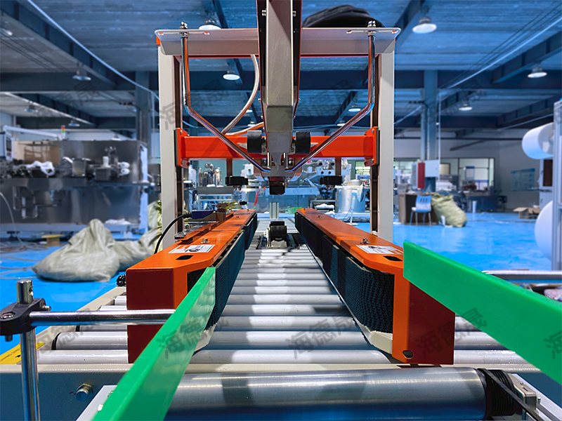 全自動(dòng)裝箱碼垛線