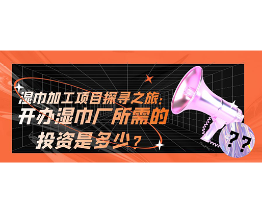 濕巾加工項(xiàng)目探尋之旅：開辦濕巾廠所需的投資是多少？
