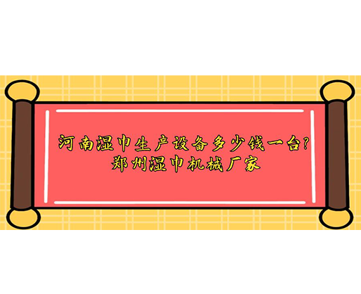 河南濕巾生產(chǎn)設(shè)備多少錢(qián)一臺(tái)？鄭州濕巾機(jī)械廠(chǎng)家