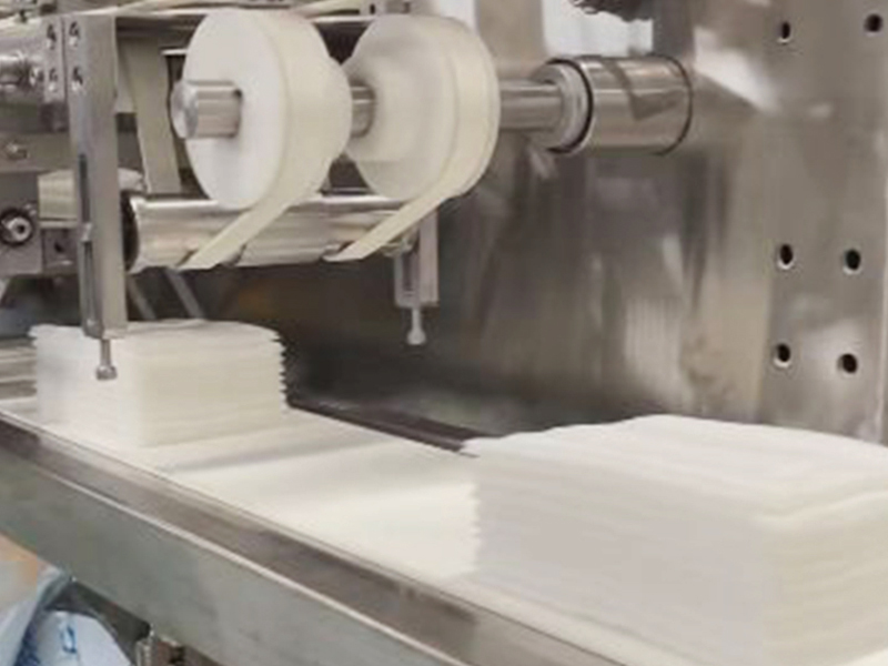 6道半自動濕巾機