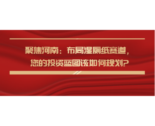 聚焦河南：布局濕廁紙賽道，您的投資藍(lán)圖該如何規(guī)劃?